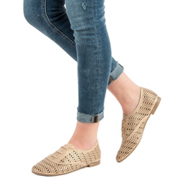 Corina Goldene durchbrochene Schuhe 1