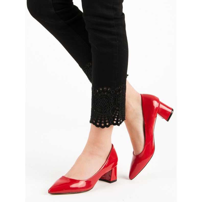 Diamantique Elegante rote Pumps 2