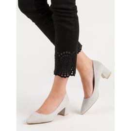 Diamantique Elegante graue Pumps 2