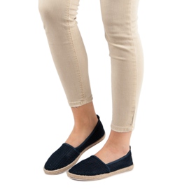 Sweet Shoes Marineblaue leichte Espadrilles navy blau 1