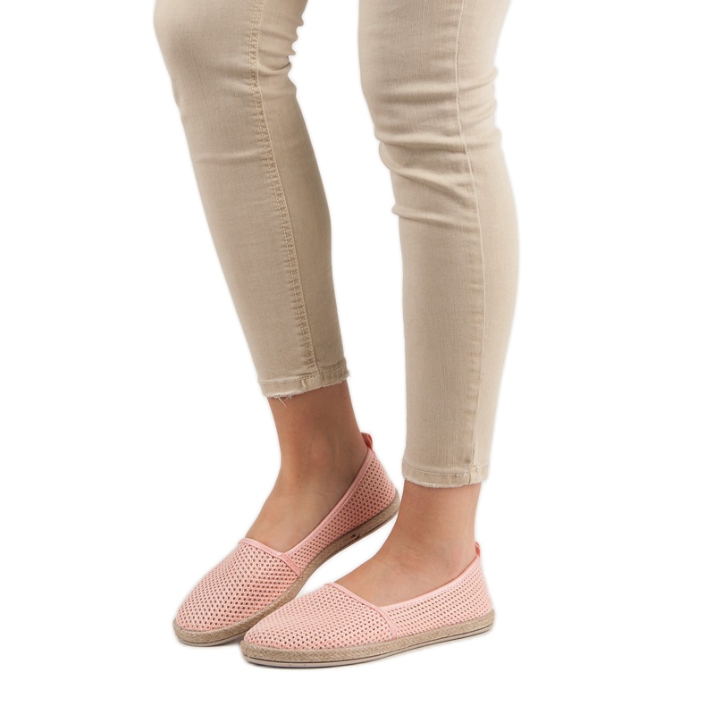 Sweet Shoes Rosa leichte Espadrilles 1