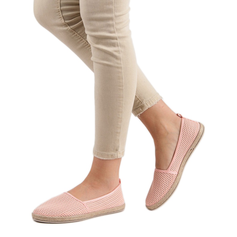 Sweet Shoes Rosa leichte Espadrilles 2