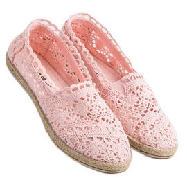 Sweet Shoes Rosa Spitze Espadrilles 1