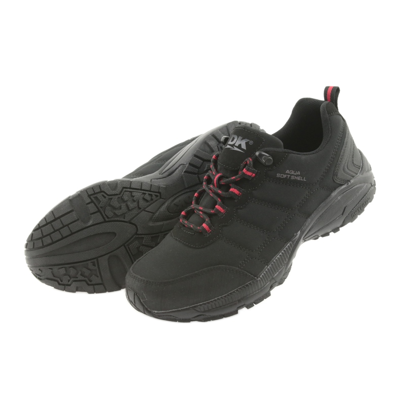 DK 18378 Softshell-Sneaker schwarz rot 4