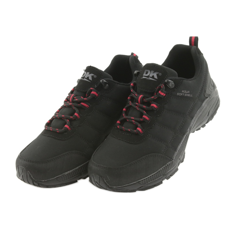 DK 18378 Softshell-Sneaker schwarz rot 3