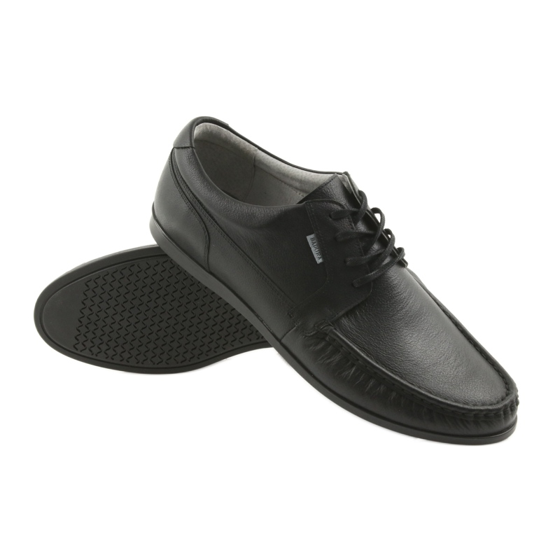 Schwarze Badura Herren Loafer gebunden 3175 5
