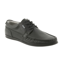 Schwarze Badura Herren Loafer gebunden 3175 1