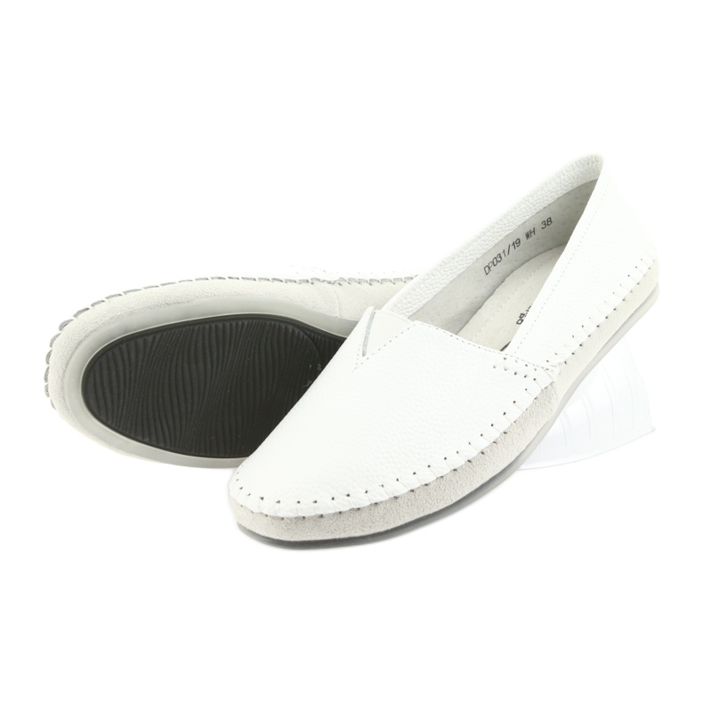 Damen Slipper Filippo 031 weiß grau 5