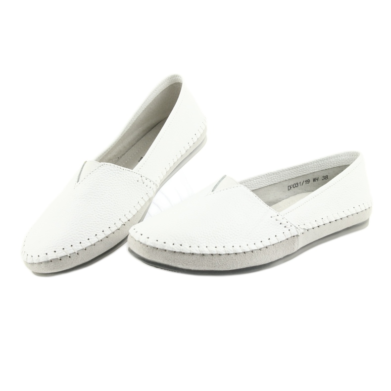 Damen Slipper Filippo 031 weiß grau 3