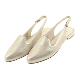 Caprice lordsy goldene Damenschuhe 29400 3