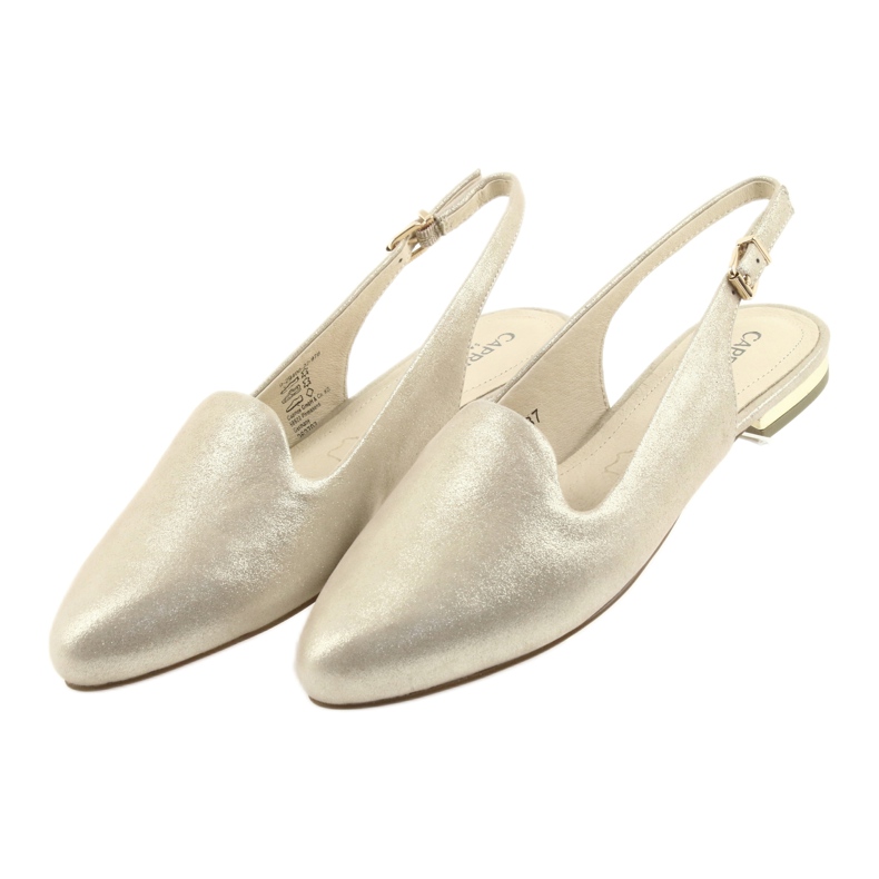 Caprice lordsy goldene Damenschuhe 29400 3