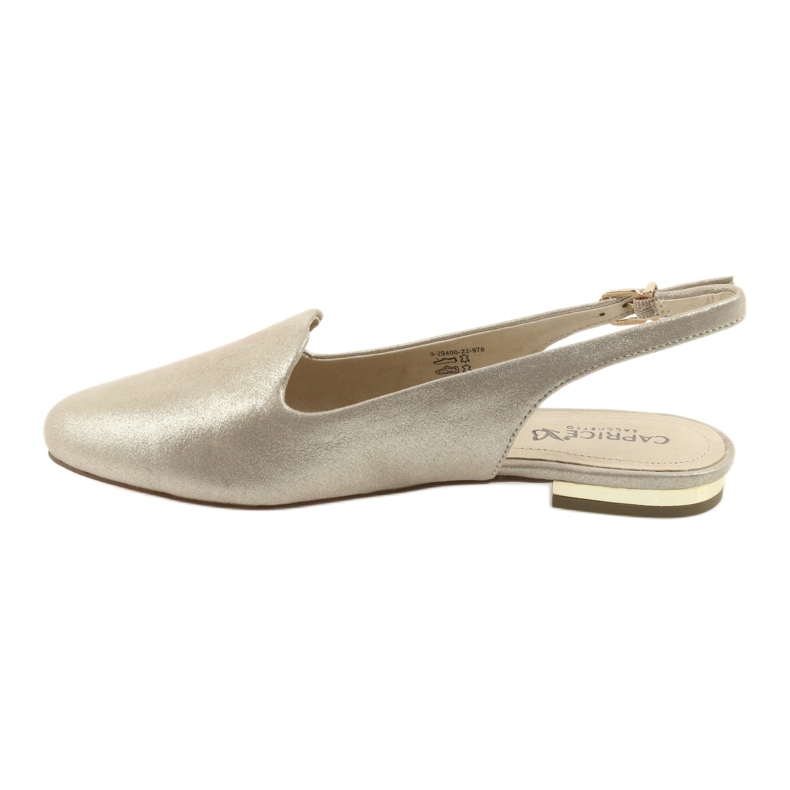 Caprice lordsy goldene Damenschuhe 29400 2