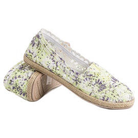 Sweet Shoes Slipper aus Spitze mehrfarbig 1