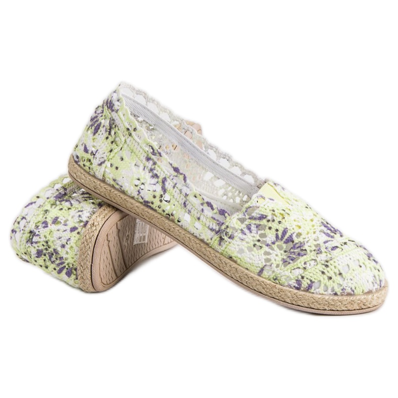 Sweet Shoes Slipper aus Spitze mehrfarbig 1