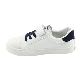 Sneakers Big Star mit Klettverschluss 374107 weiß navy blau 2