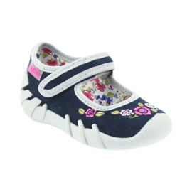 Befado Kinderschuhe 109P170 grau marineblau 2