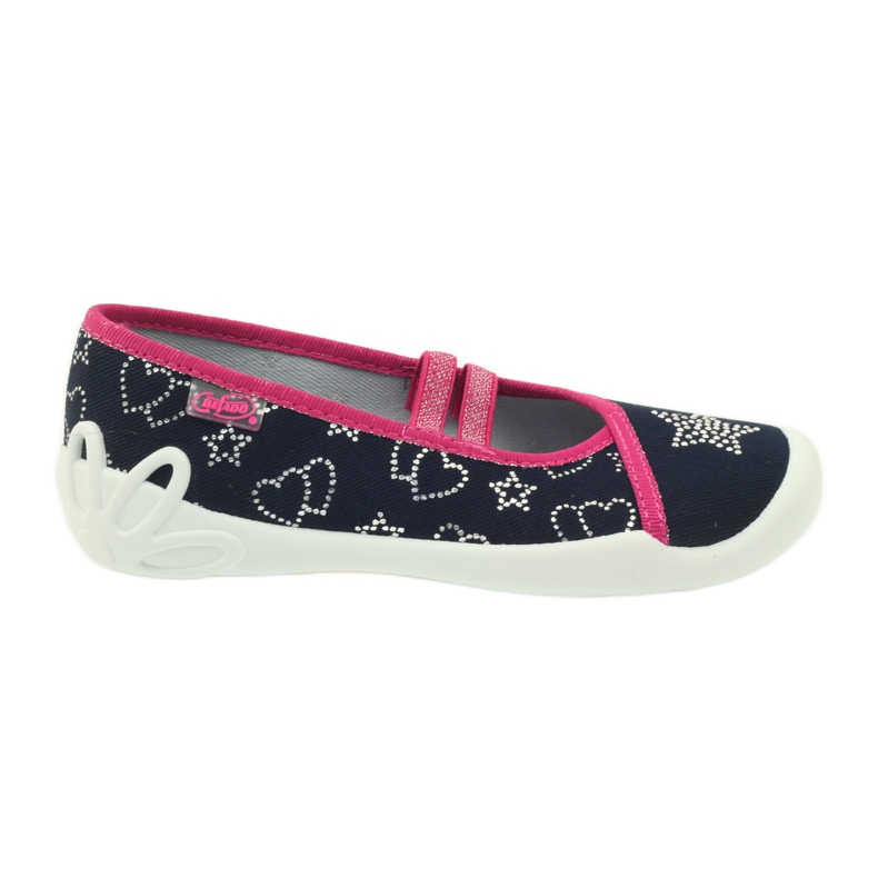 Befado Kinderschuhe 116Y246 rosa navy blau 1