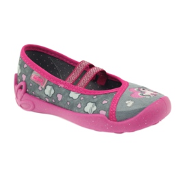Befado Kinderschuhe 116X238 grau rosa 1
