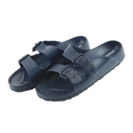 Atletico marineblaue profilierte Herrenpantoffeln navy blau 3