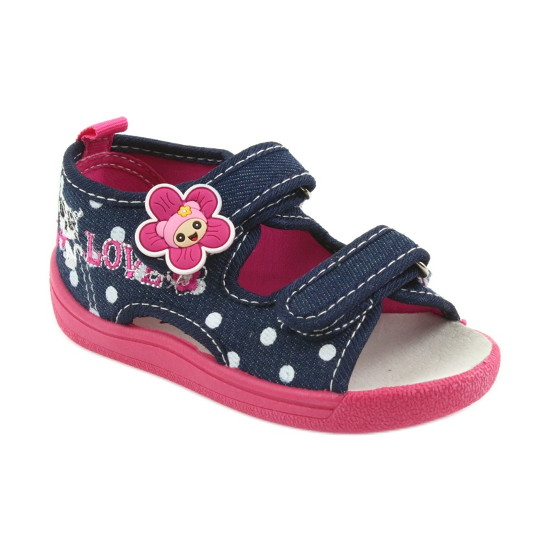 American Club Kinderschuhe, amerikanische Hausschuhe, Lederdecksohle weiß rosa marineblau 1