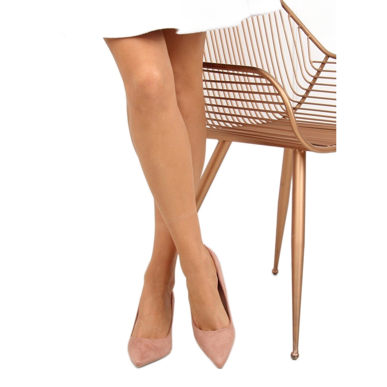 Rosa Wildleder High Heels 100-828ES-1 Rosa 1