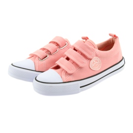 American Club Amerikanische rosa Turnschuhe LH49 weiß 3