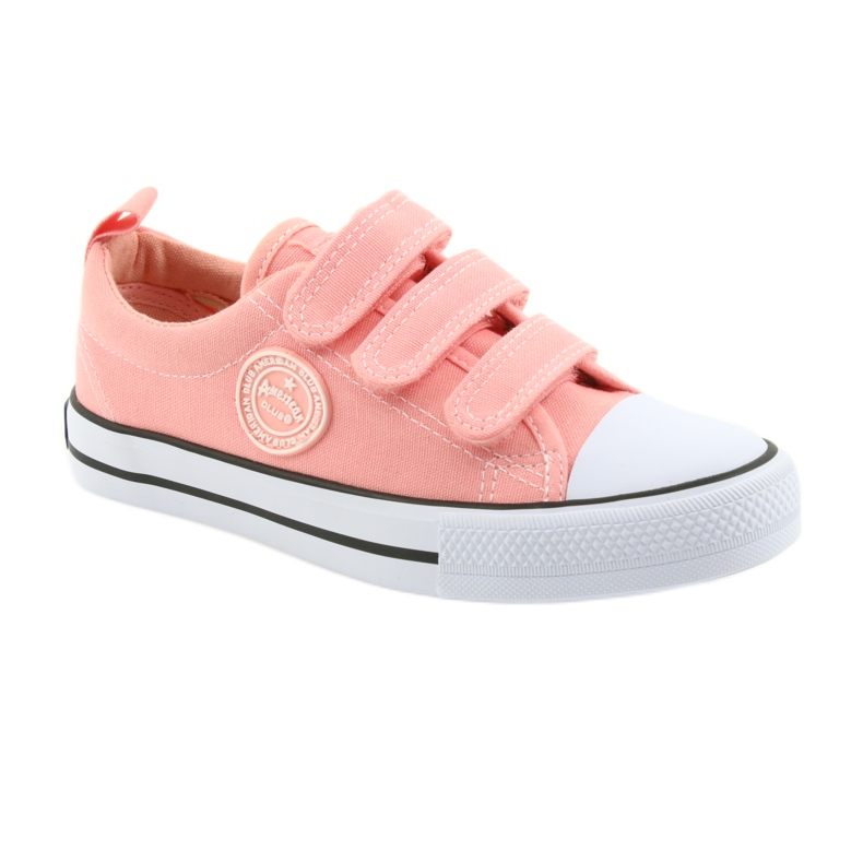 American Club Amerikanische rosa Turnschuhe LH49 weiß 1