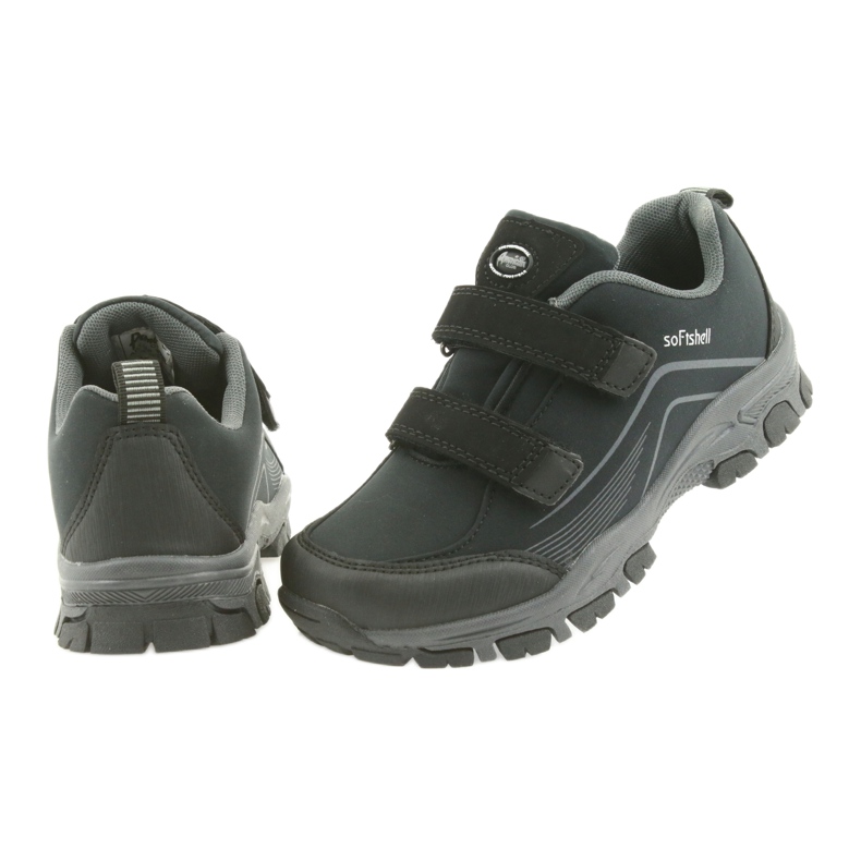 ADi American Club Softshell Kindersportschuhe schwarz grau 6