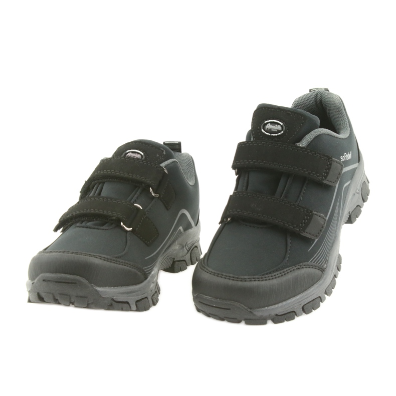 ADi American Club Softshell Kindersportschuhe schwarz grau 4