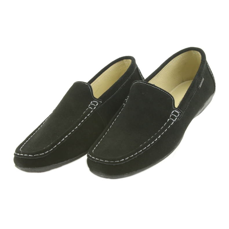 Loafer Herren Lederschuhe American Club 01/2019 schwarz 3