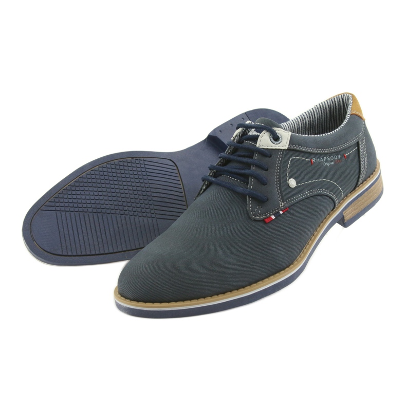 American Club Niedrig geschnittener Herrenschuh Rhapsody RH08 braun marineblau 4