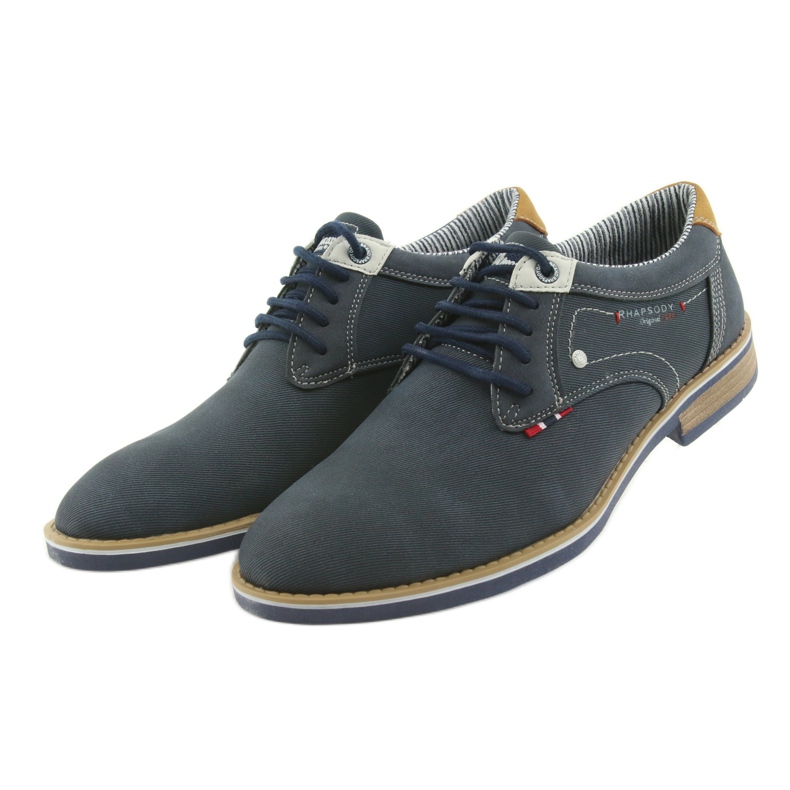 American Club Niedrig geschnittener Herrenschuh Rhapsody RH08 braun marineblau 3