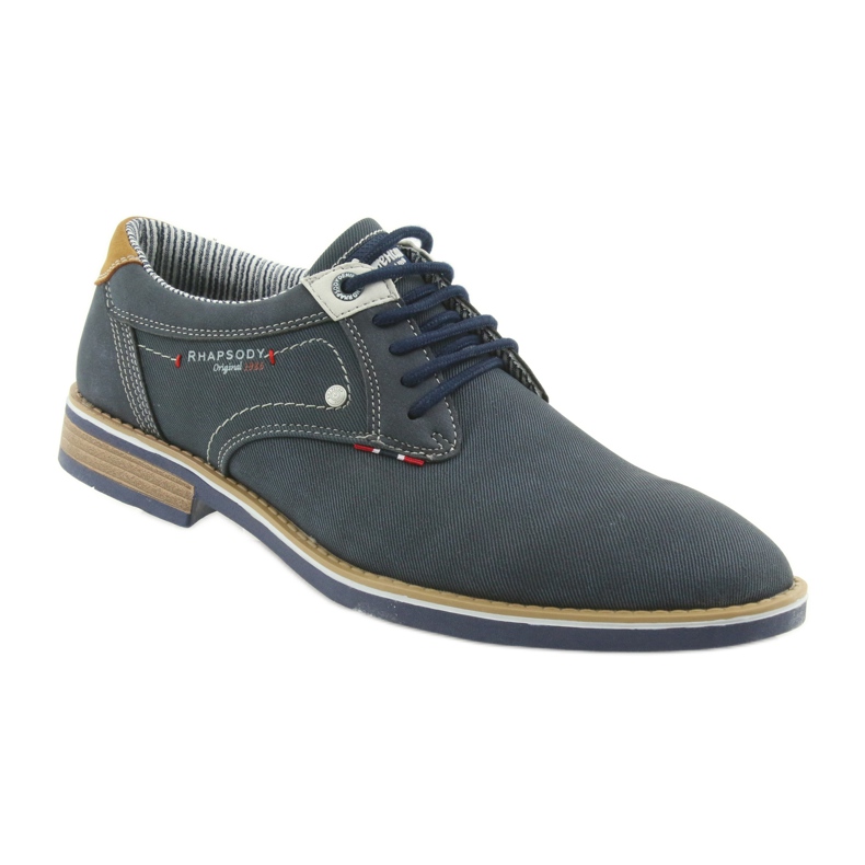 American Club Niedrig geschnittener Herrenschuh Rhapsody RH08 braun navy blau 1