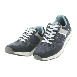 American Club ADI American RH17 Herren-Denim-Sportschuhe grau navy blau 3