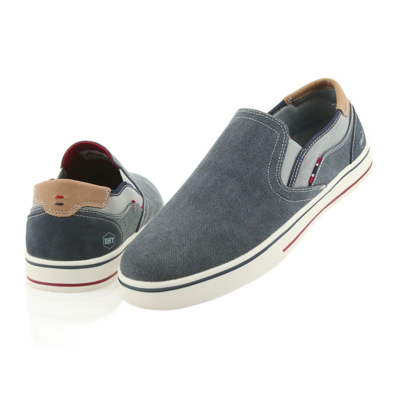 American Club Sneakers, Sneakers, Herren Slipper RH13 marineblau 5