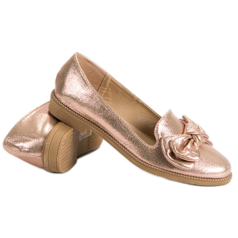 Forever Folie Rosa Ballerina mit Schleife 1