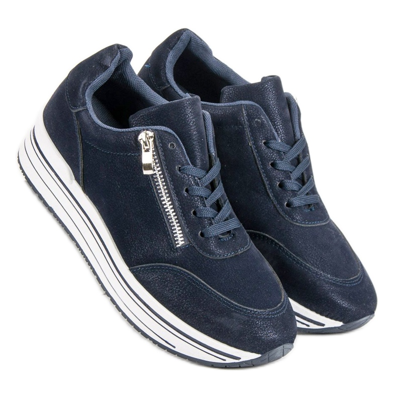 Modische Sportschuhe blau marineblau 2