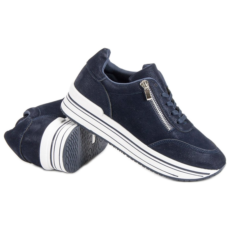 Modische Sportschuhe blau marineblau 1