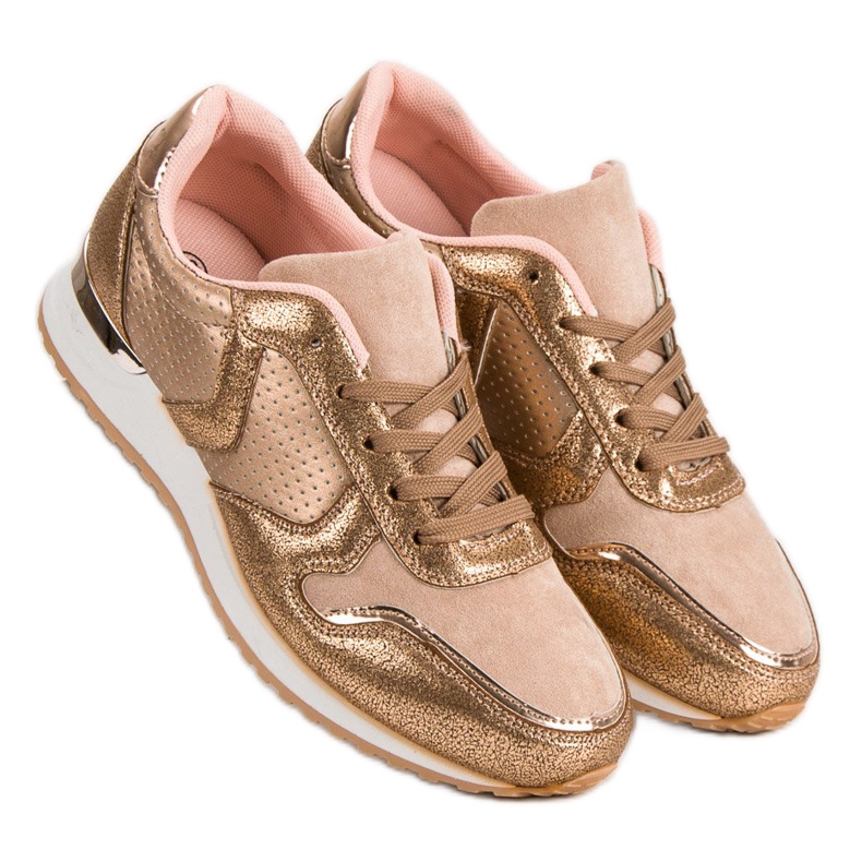 Lässige Sportschuhe gelb 2