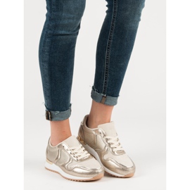 Lässige Sportschuhe gelb 2