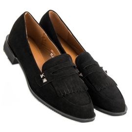Sergio Todzi Loafer mit flachem Absatz schwarz 1