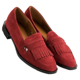 Sergio Todzi Loafer mit flachem Absatz rot 1