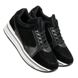 Bequeme Sportschuhe schwarz 2