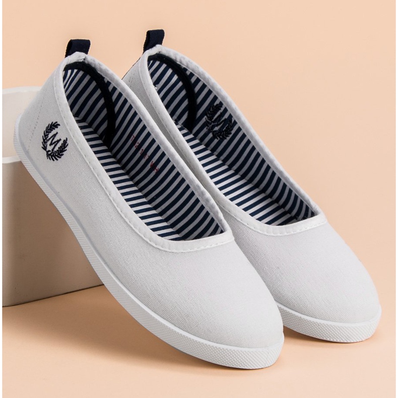 McKey Weiße Textilballerina 1