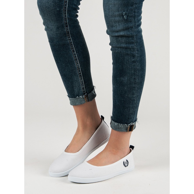 McKey Weiße Textilballerina 2