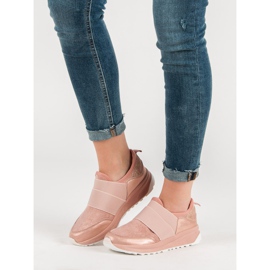 Ideal Shoes Bequeme Slip-On Sneakers rosa 4