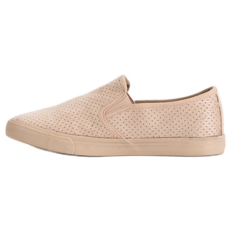 Slip-On-Sneakers aus Wildleder braun 1