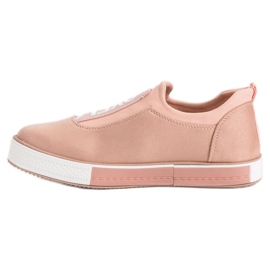 Ideal Shoes Lovelo Slip-On-Sneakers rosa 1