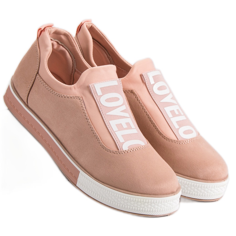 Ideal Shoes Lovelo Slip-On-Sneakers rosa 2
