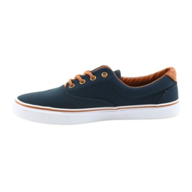American Club Marineblaue Herren-Sneaker LH03 braun 2